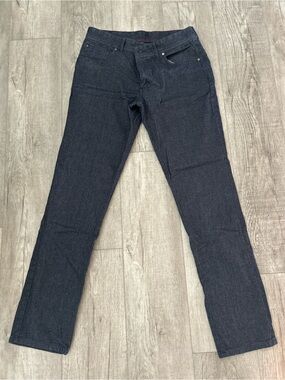johnnie-O Men's Slim Straight Dark Indigo Jeans